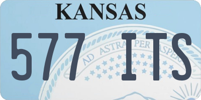 KS license plate 577ITS