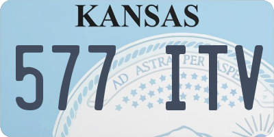 KS license plate 577ITV