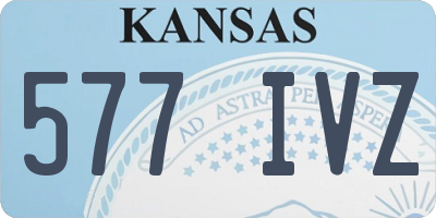 KS license plate 577IVZ