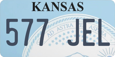 KS license plate 577JEL