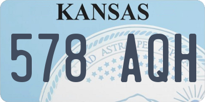 KS license plate 578AQH