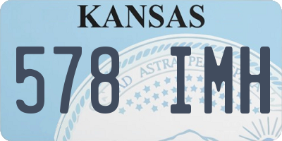 KS license plate 578IMH
