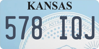 KS license plate 578IQJ