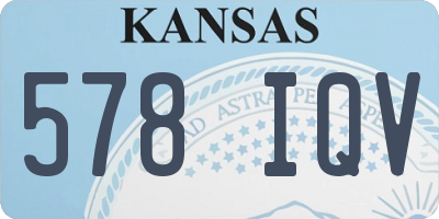 KS license plate 578IQV