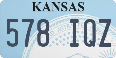 KS license plate 578IQZ