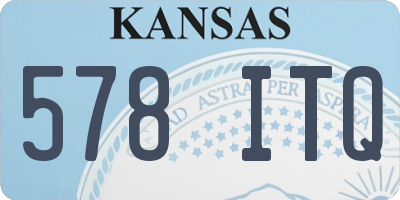 KS license plate 578ITQ