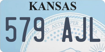 KS license plate 579AJL
