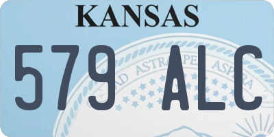 KS license plate 579ALC