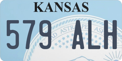 KS license plate 579ALH