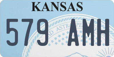 KS license plate 579AMH