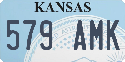KS license plate 579AMK