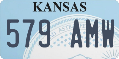 KS license plate 579AMW