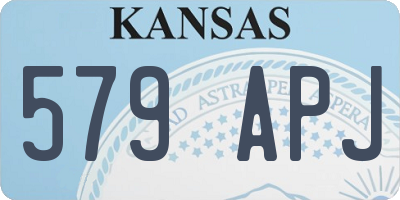 KS license plate 579APJ