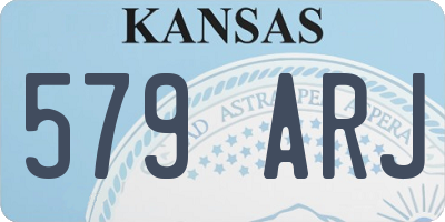 KS license plate 579ARJ