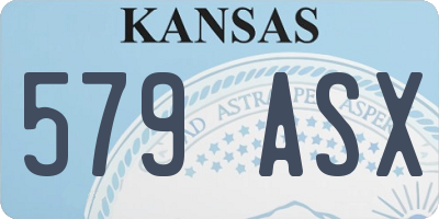 KS license plate 579ASX
