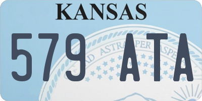 KS license plate 579ATA