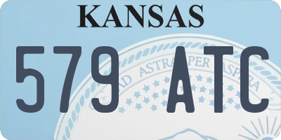 KS license plate 579ATC