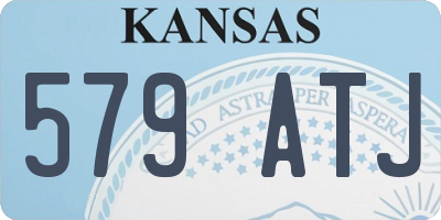 KS license plate 579ATJ