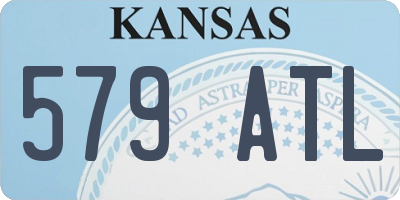 KS license plate 579ATL