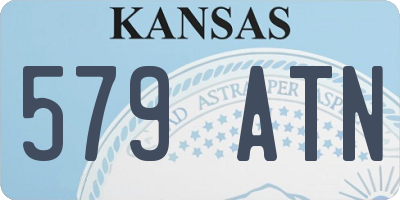 KS license plate 579ATN