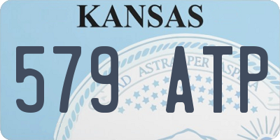 KS license plate 579ATP
