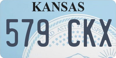 KS license plate 579CKX