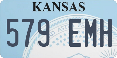KS license plate 579EMH