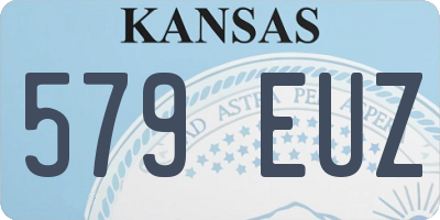 KS license plate 579EUZ