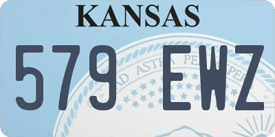 KS license plate 579EWZ