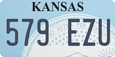 KS license plate 579EZU