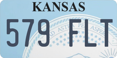 KS license plate 579FLT