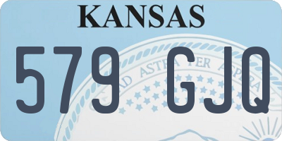 KS license plate 579GJQ