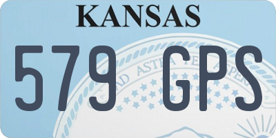 KS license plate 579GPS