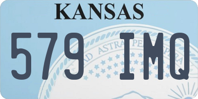 KS license plate 579IMQ