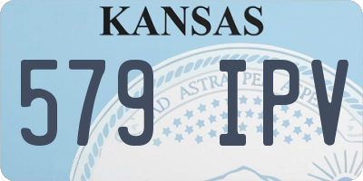 KS license plate 579IPV