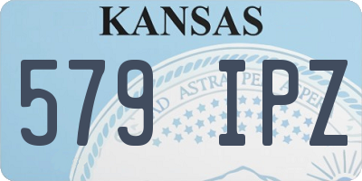 KS license plate 579IPZ