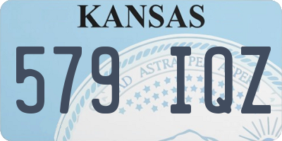 KS license plate 579IQZ