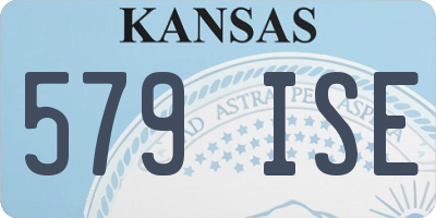 KS license plate 579ISE