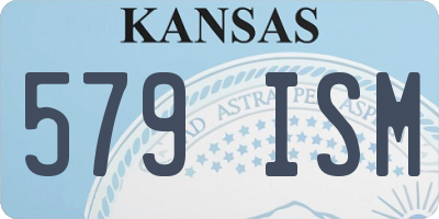KS license plate 579ISM