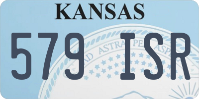 KS license plate 579ISR