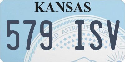 KS license plate 579ISV