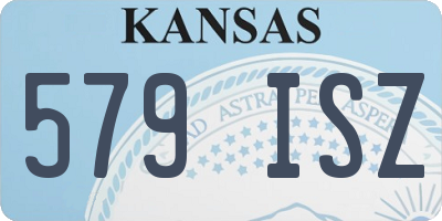 KS license plate 579ISZ