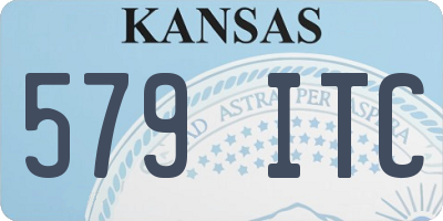 KS license plate 579ITC