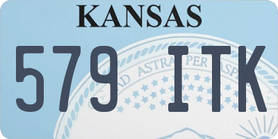 KS license plate 579ITK