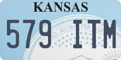 KS license plate 579ITM