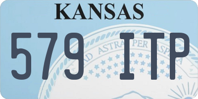 KS license plate 579ITP