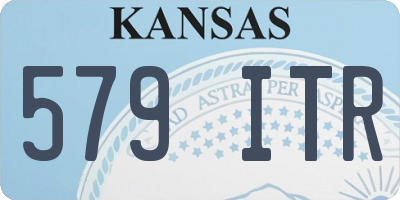 KS license plate 579ITR