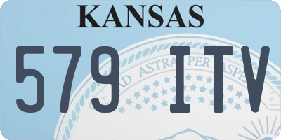 KS license plate 579ITV