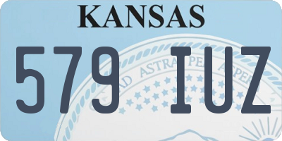 KS license plate 579IUZ
