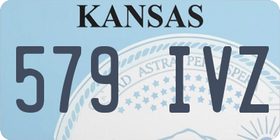 KS license plate 579IVZ